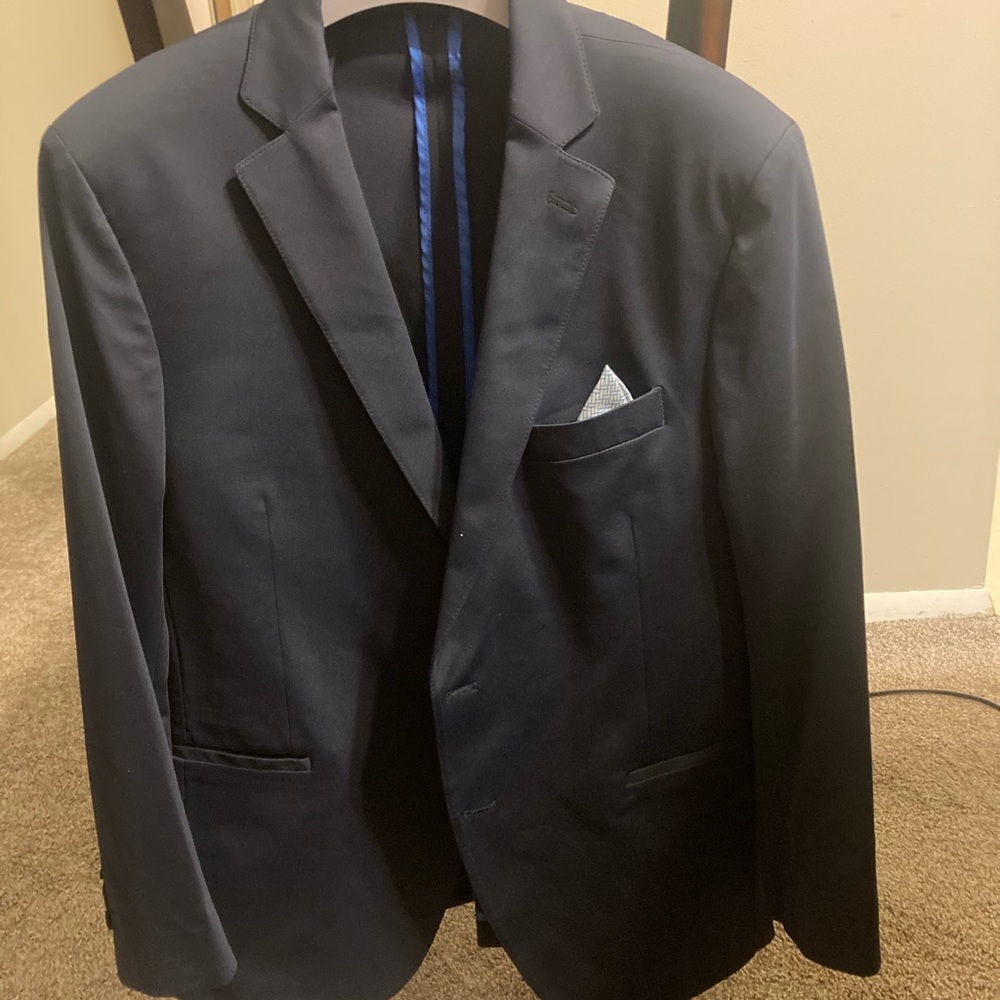 Twillory Performance Blazer Navy NWT 42 short